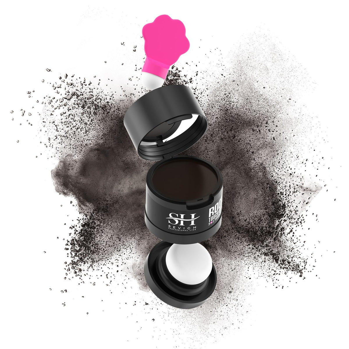 Sevich Hairline Powder 2.0 compact with mirror for quick coverage.