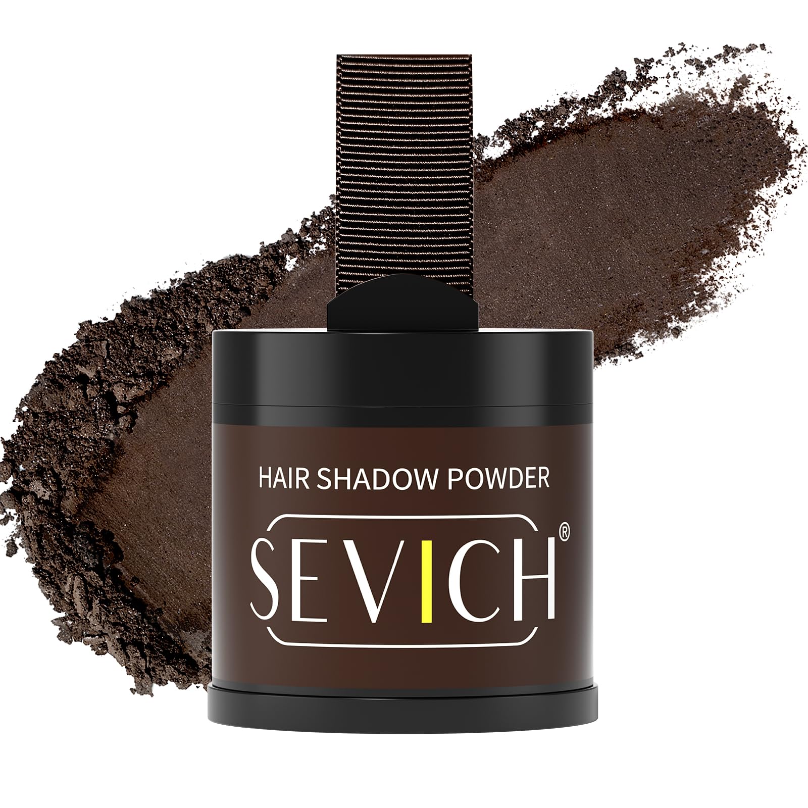 Sevich Hairline Powder packaging shows large 10g capacity for lasting touch-ups