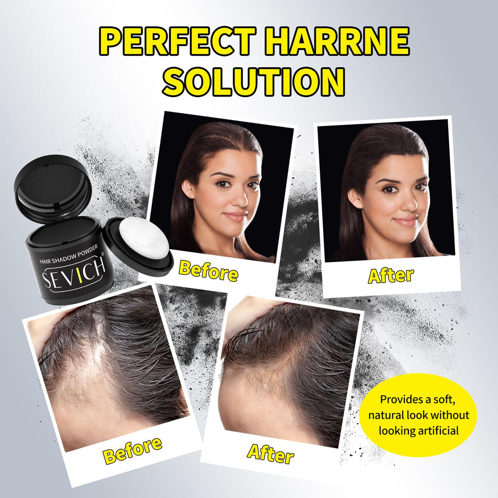Sevich Hairline Powder waterproof wear test demonstrates 48-hour sweat resistance