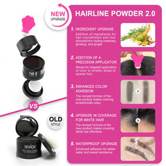 Sevich Hairline Powder showing long-lasting wear in humid conditions.