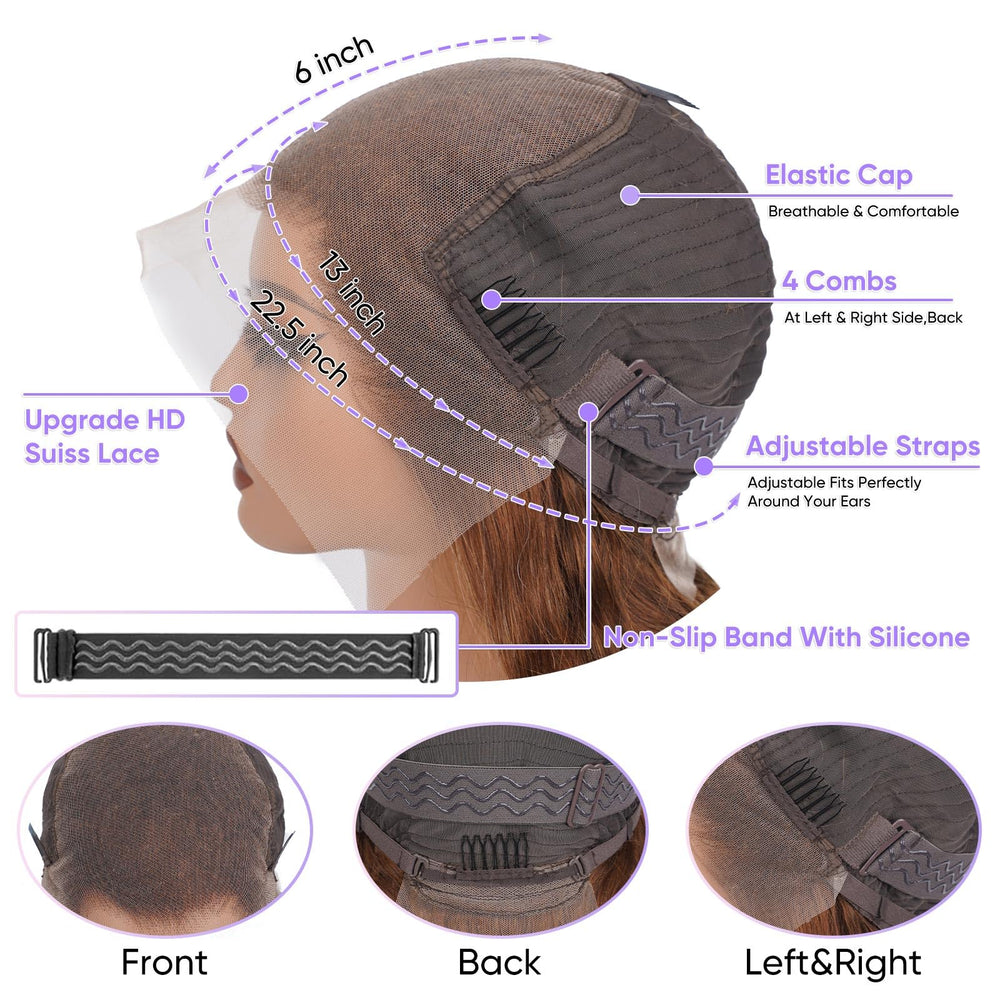 SFTNMEH 12A body wave wig can be dyed and restyled.