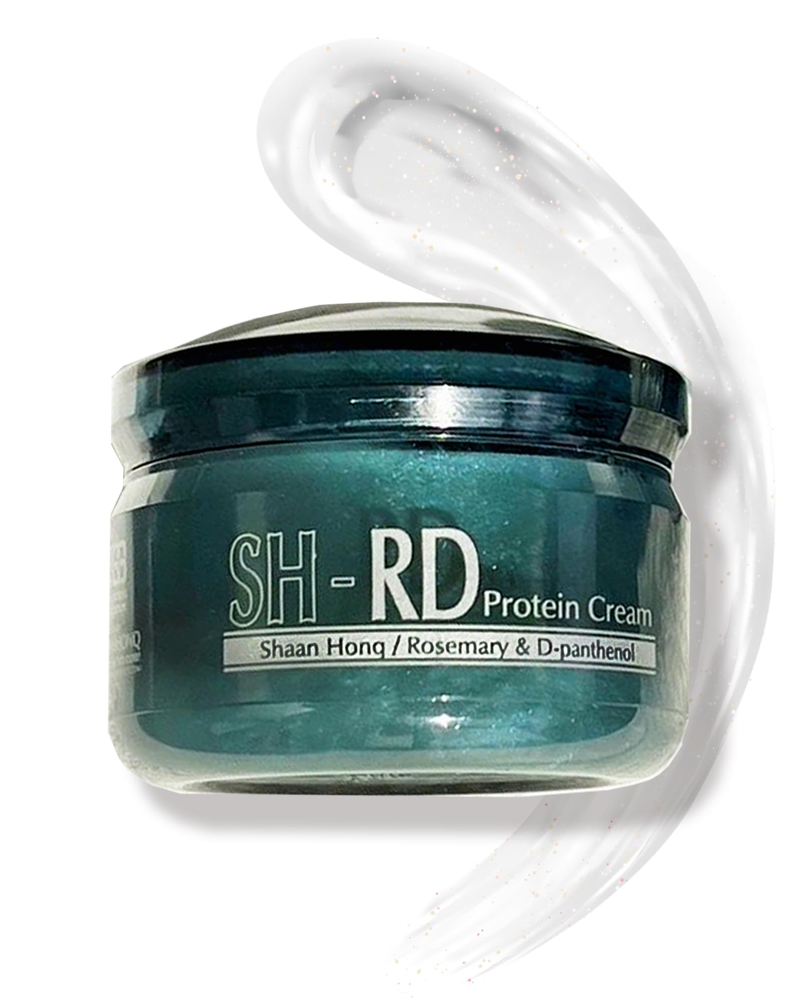 SH-RD Protein Cream bottle-dispense shows easy application and travel-friendly packaging