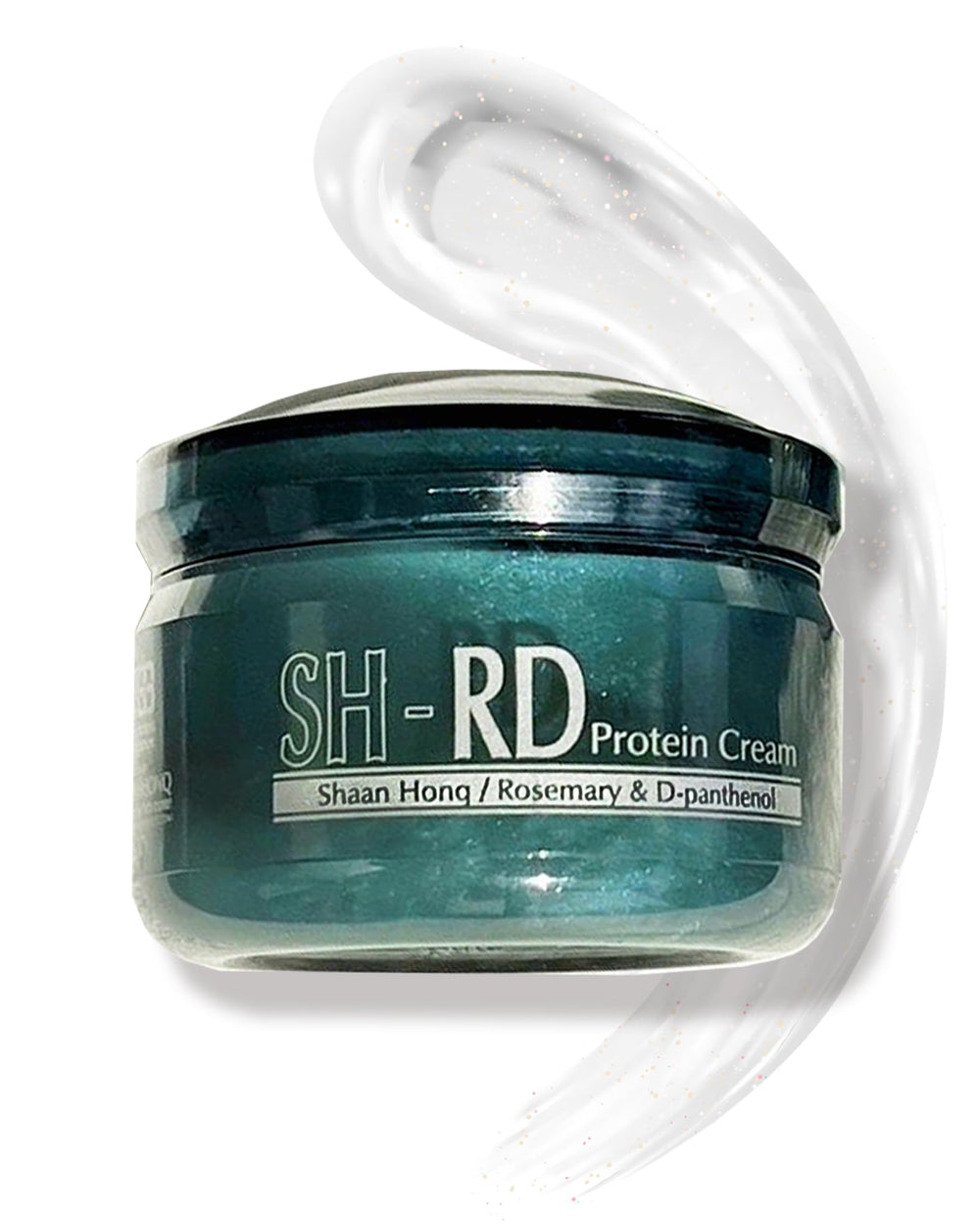 SH-RD Protein Cream bottle-dispense shows easy application and travel-friendly packaging