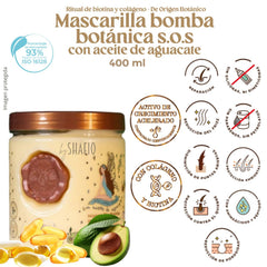 SHAEIO Ritual Botanico Kit 3 collagen-biotin masque jar emphasizes deep conditioning and frizz control