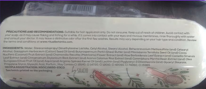 SHAEIO Keratin Hair Mask texture close-up suggesting creamy application