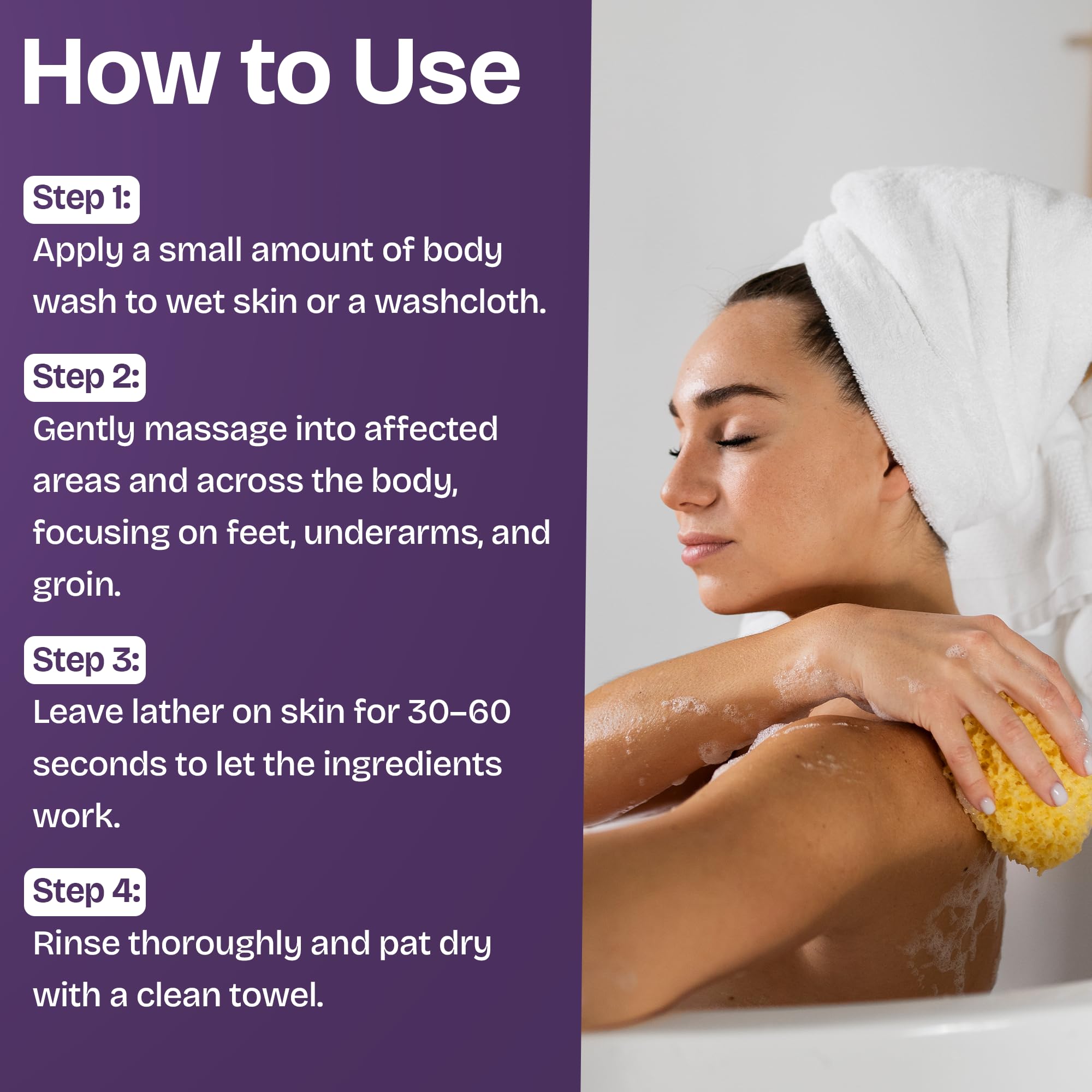 Shailee 1percent-tolnaftate-tea-tree-wash label-closeup showcases antifungal-ready formula