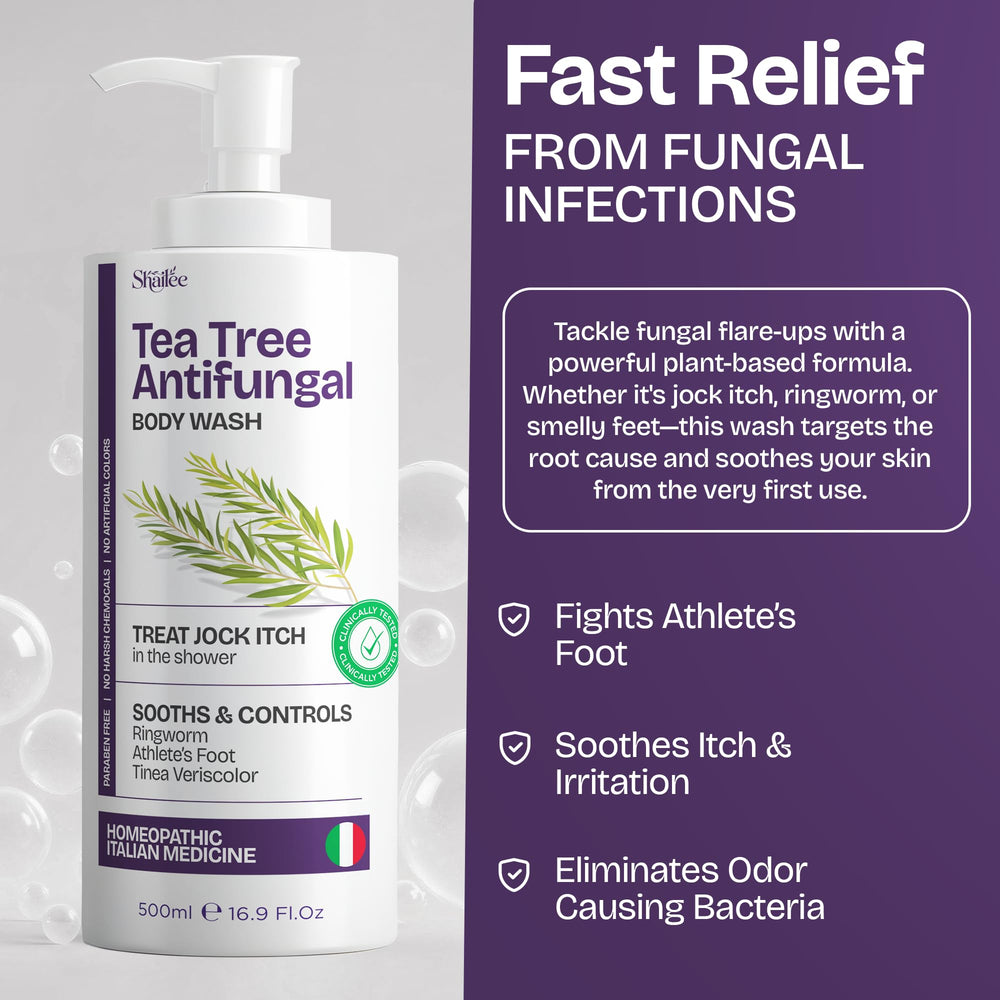 Shailee Antibacterial Body Wash men-women pump-view illustrates universal daily cleansing