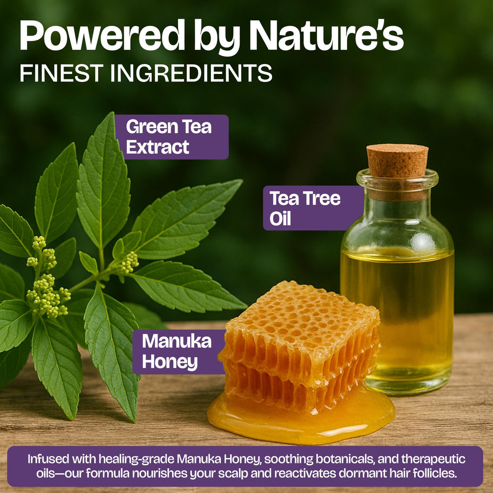 Shailee Psoriasis Shampoo flatlay highlights bottle and hero ingredients