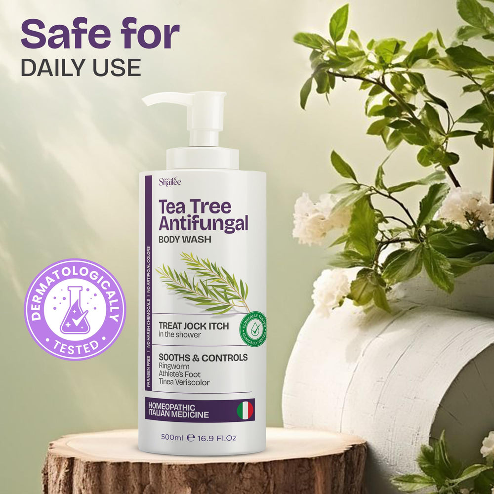 Shailee Tea Tree Cleanse shower-ritual highlights cooling, natural ingredients