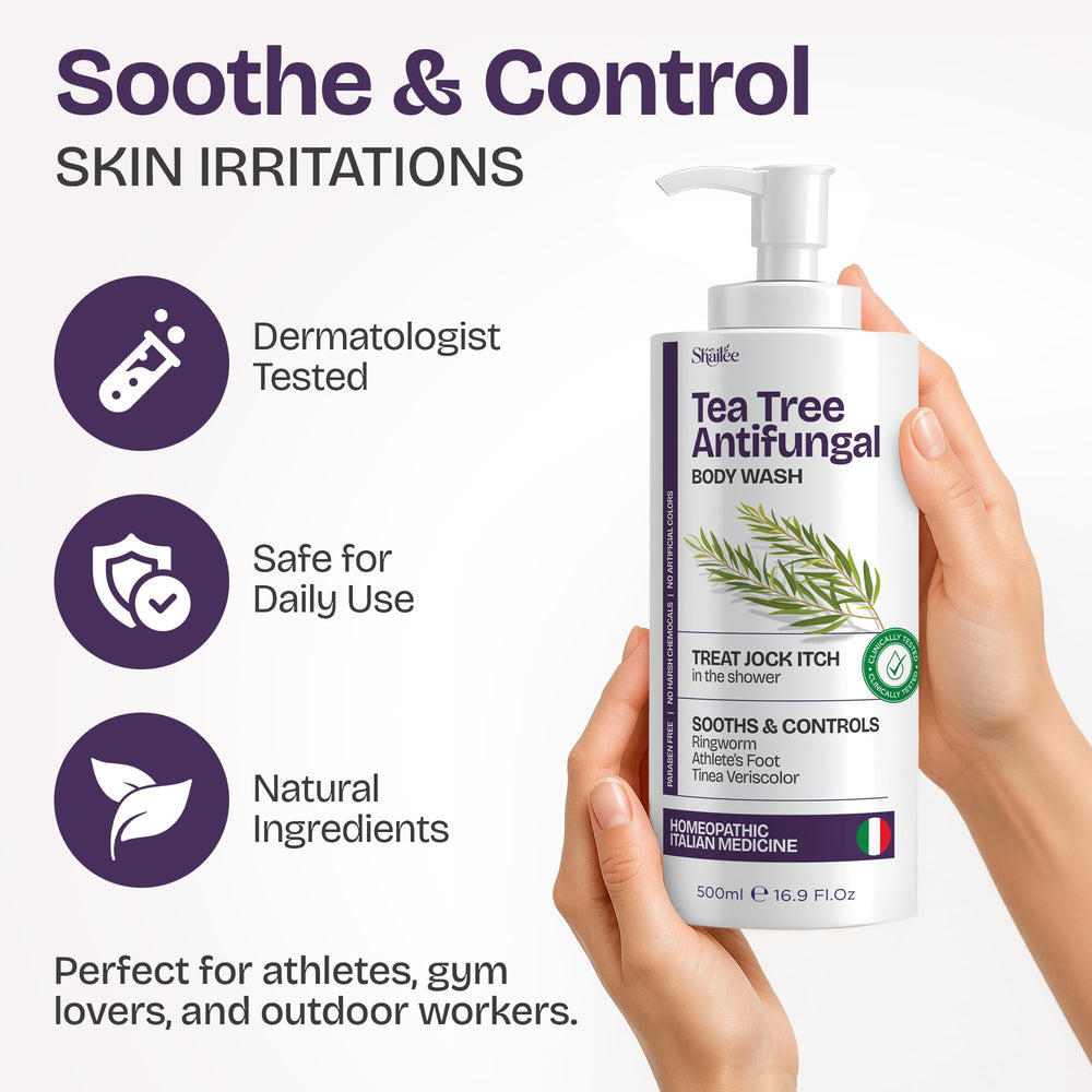 Shailee Tea Tree Oil peppermint-drench shows invigorating scent for a refreshing shower