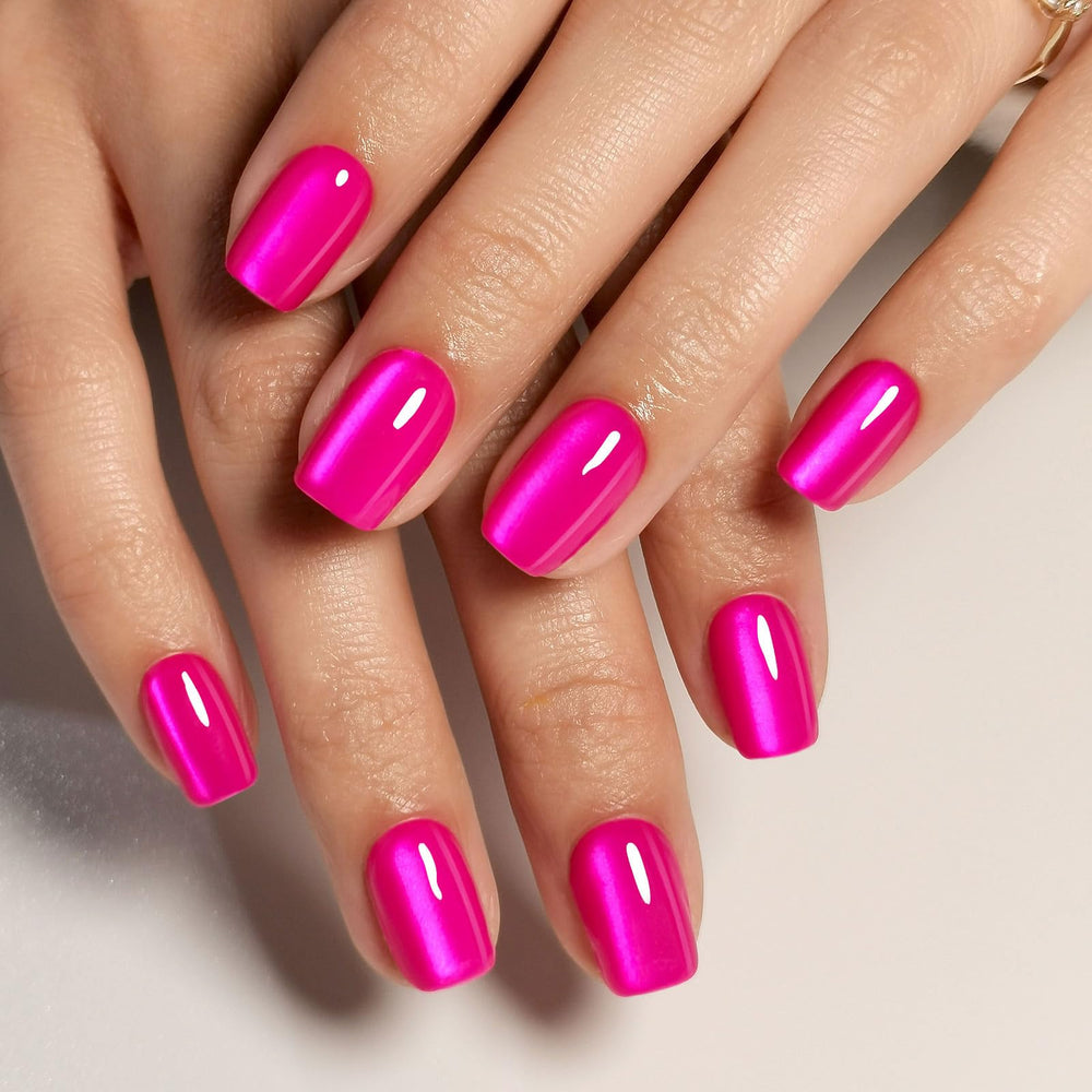 ShangMeng glossy press-on nails offer flexible wear with daily activities