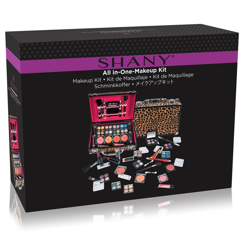 SHANY travel-friendly case fits purses or backpacks for easy touch-ups.