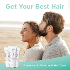 Shapiro MD Hair Growth Experts vegan shampoo foamy lather captured for refreshing cleansing