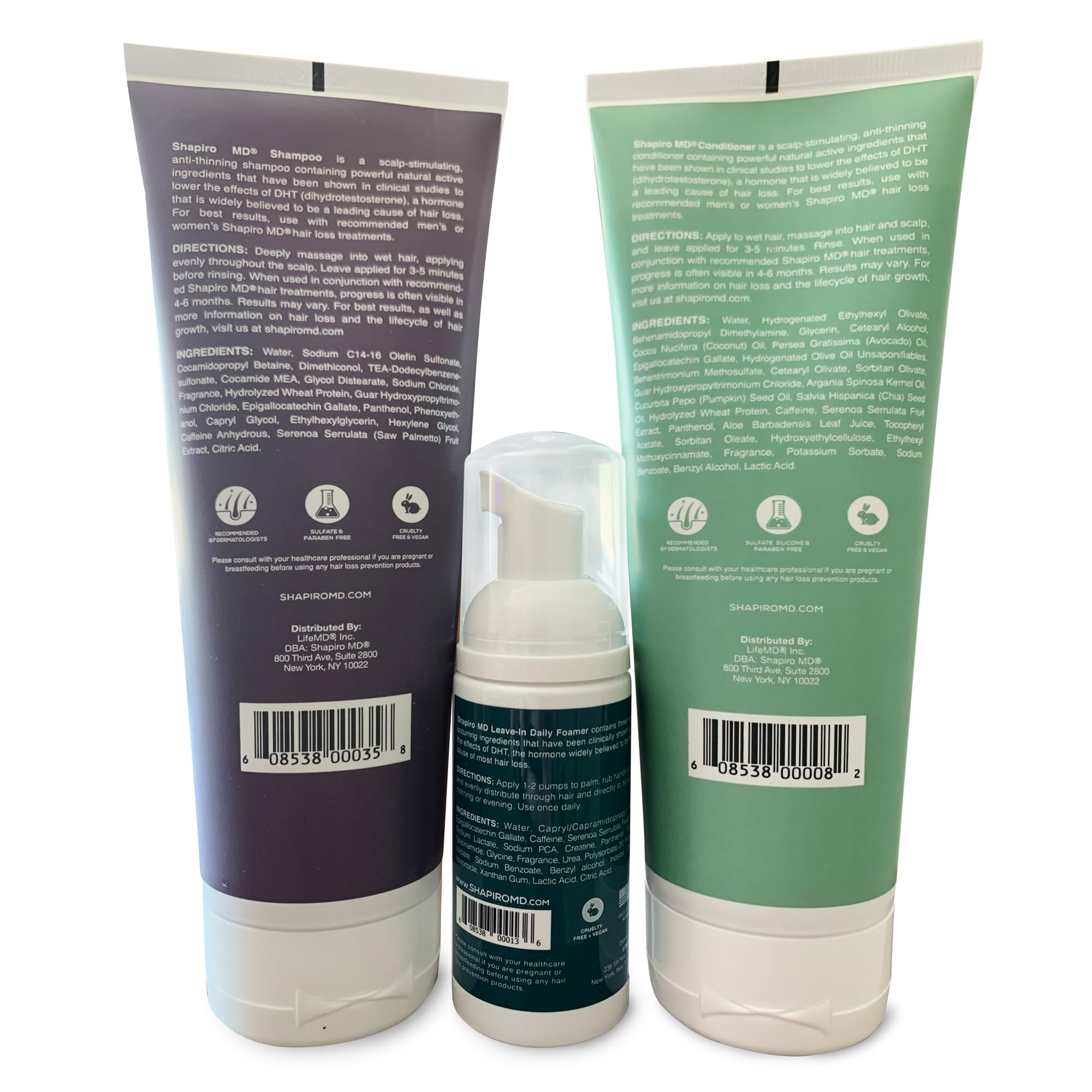 Shapiro MD routine shot shows morning grooming ritual for both men and women