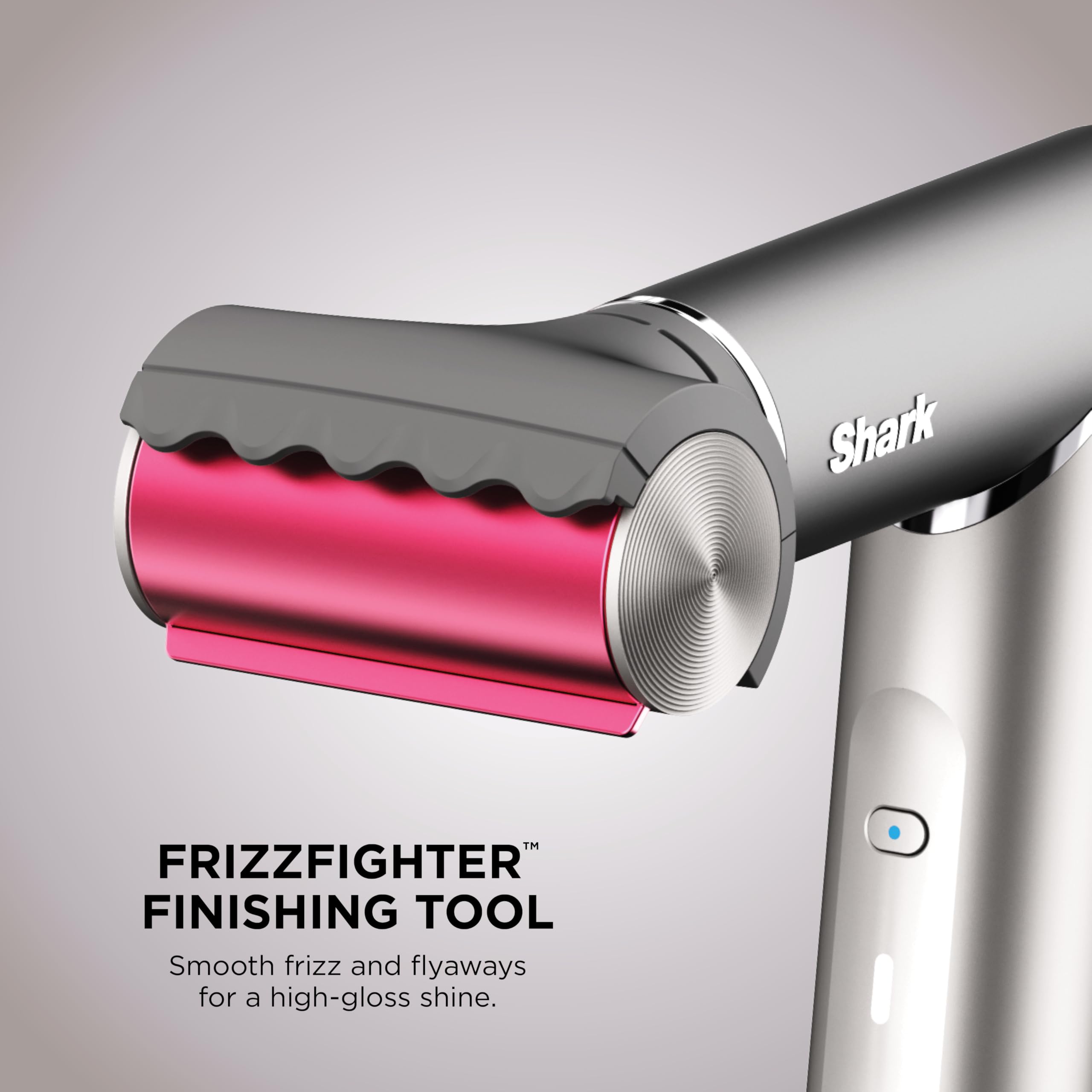 Shark FlexFusion rotatable-nozzle provides precise angle control during drying.