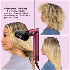 Shark FlexStyle auto-wrap curlers in action for effortless curl creation.