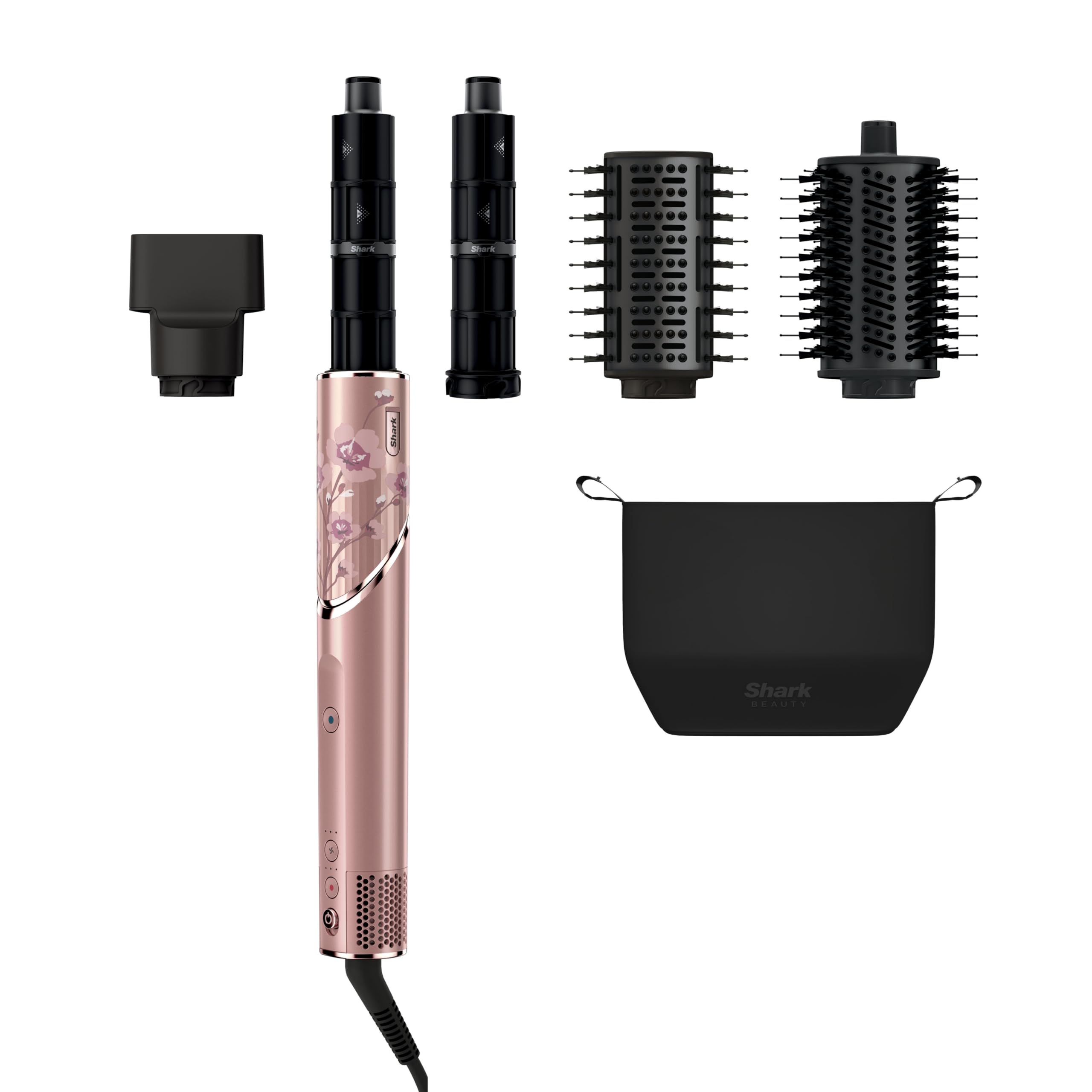 Shark FlexStyle Blossom Bliss setup shows quick dryer-to-styler transformation for simple styling.