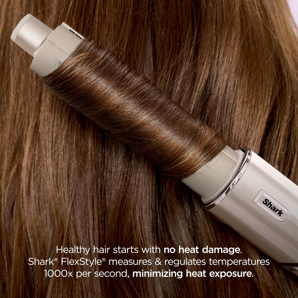 Shark FlexStyle oval brush smoothing frizz and adding volume with strong airflow