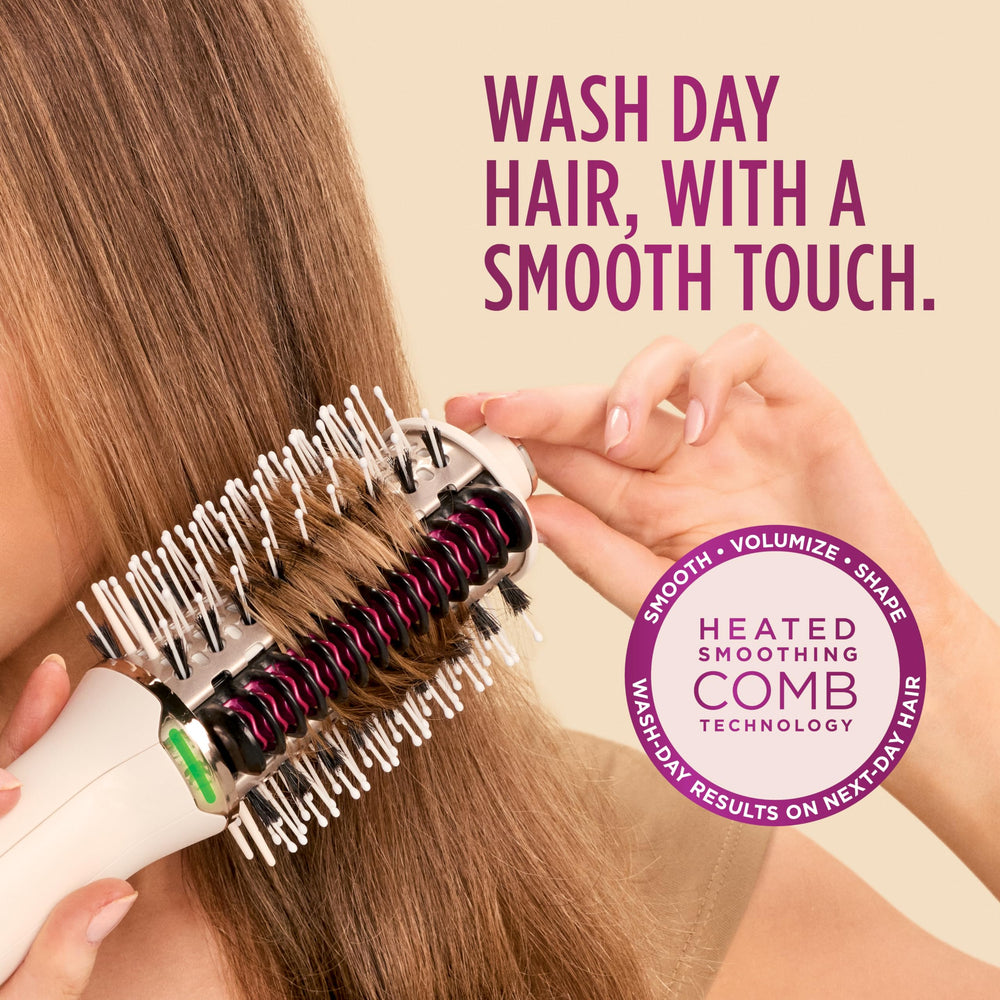 Shark SmoothStyle wet-to-dry styling with even heat and minimal damage.