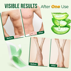 Sharmiz aloe vera infused strips help soothe skin during waxing
