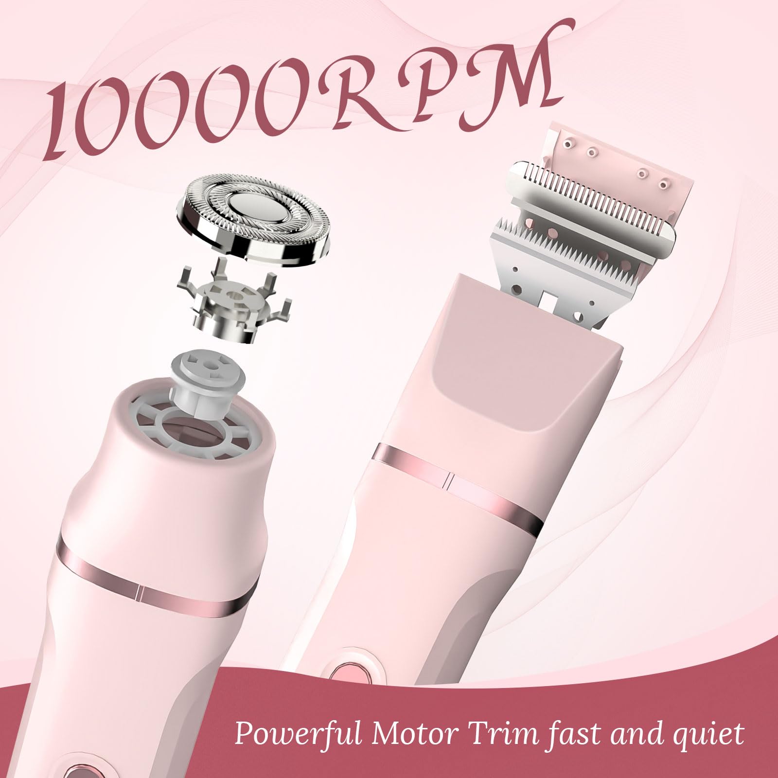 SharpUp bikini trimmer washable design for easy cleanup