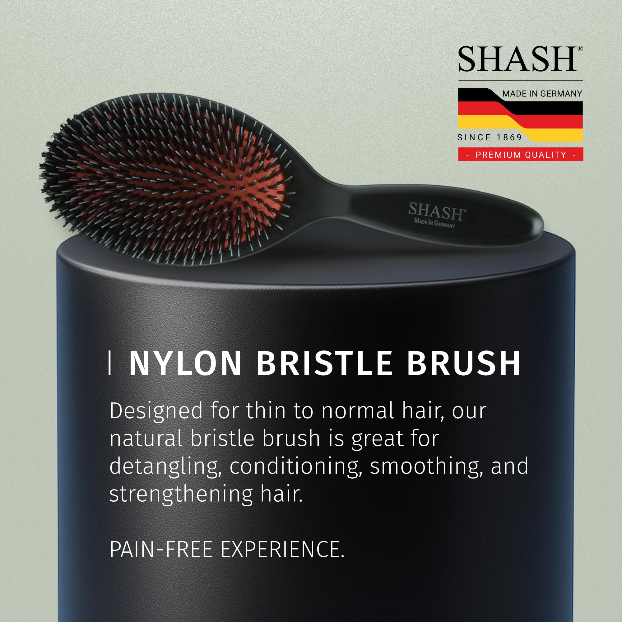 SHASH safety tip image shows gentle brushing to prevent breakage.