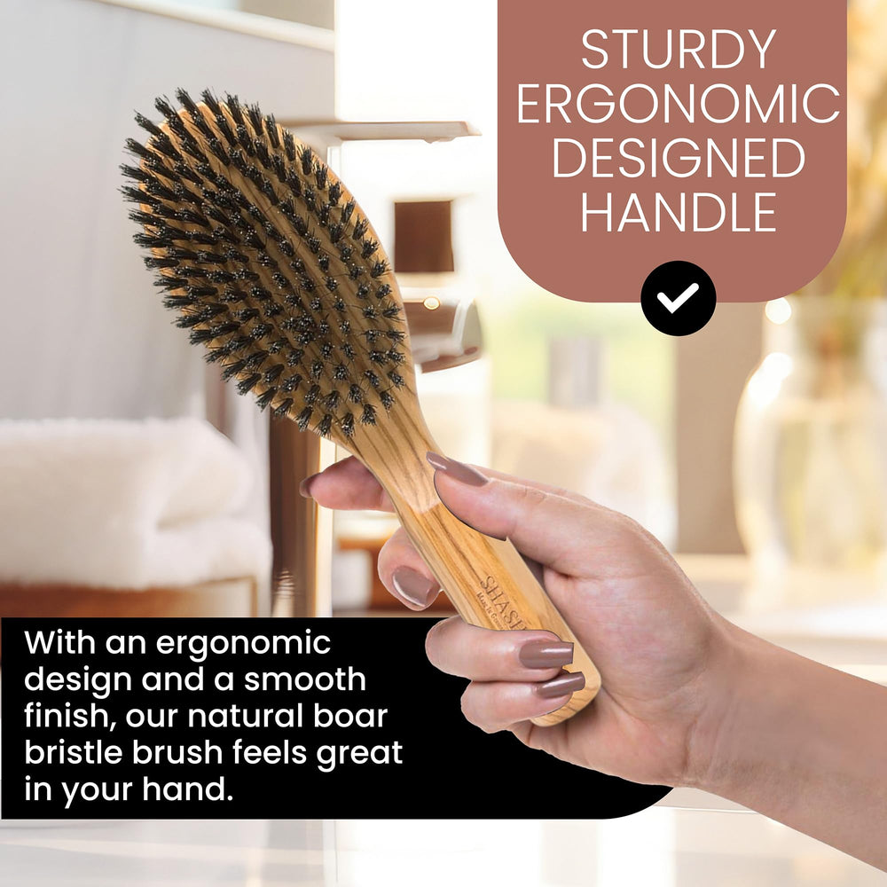 SHASH Everyday brush highlights German craftsmanship and durable design.