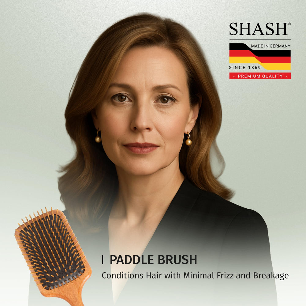 SHASH made-in-germany craftsmanship highlights durable construction and heritage.