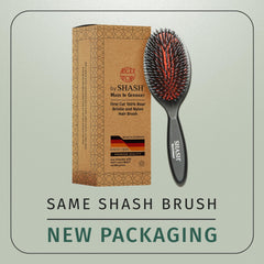 SHASH nylon-boar brush body demonstrates durable construction for daily use.