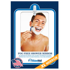 The Shave Well XL shatterproof mirror built to last during travel