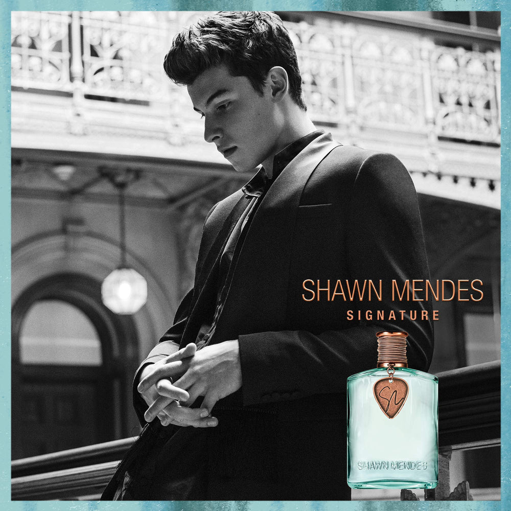 Shawn Mendes Signature EDP top notes close-up highlighting fresh citrus opening.