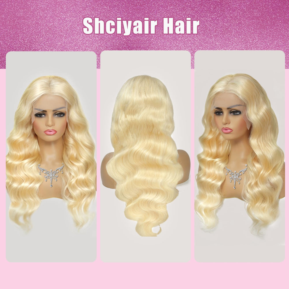 Shciyair 613 glueless wig offers easy wear and quick styling.