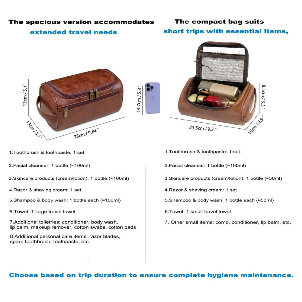 Shcnlery gifts-ready toiletry bag is ideal for Christmas or birthdays.