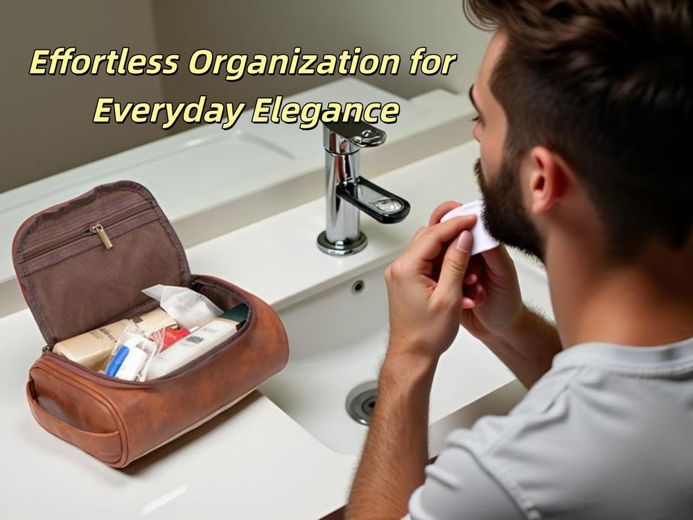 Shcnlery back compartment with double zippers provides easy access to essentials.