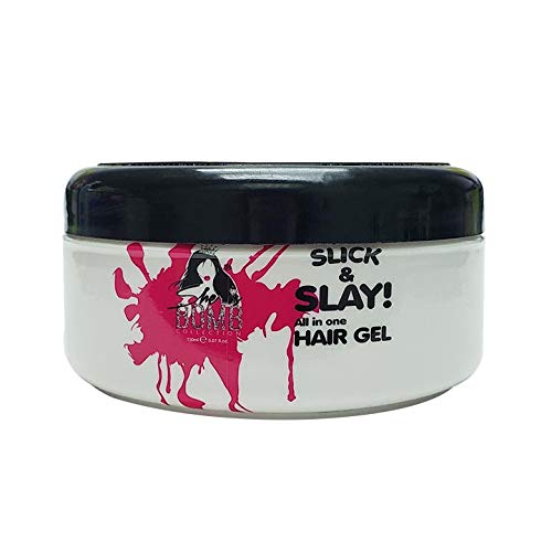 She is Bomb Collection Slick and Slay gel bottle for sleek edges with long-lasting hold.