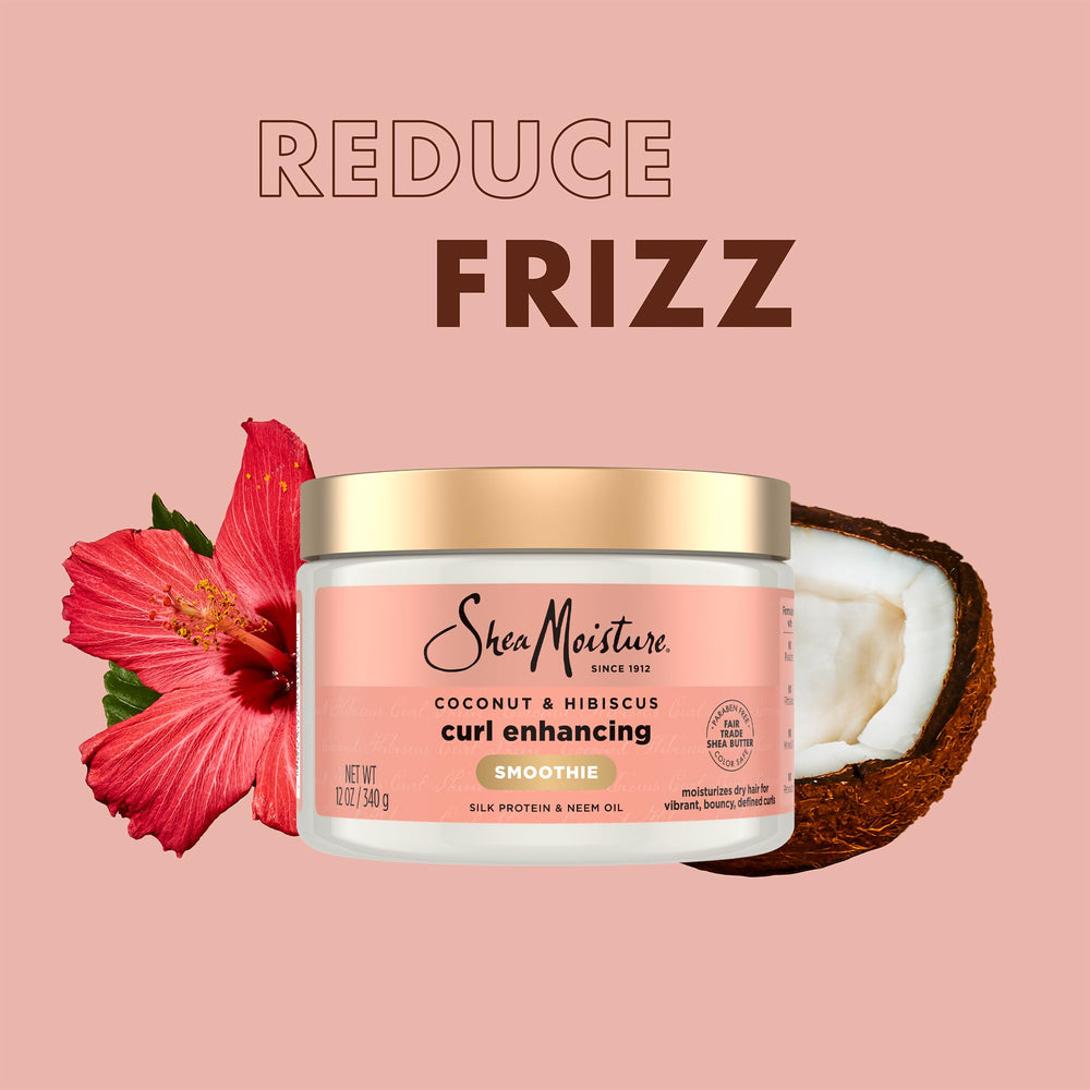 SheaMoisture Frizz Free Curl Mousse 7.5oz adds long-lasting hold.