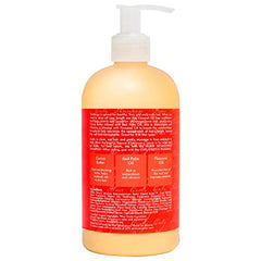 SheaMoisture anti-shrinkage conditioner packaging highlights long-length appearance and sulfate-free formula