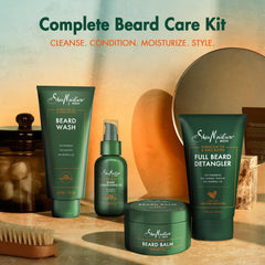 SheaMoisture beard balm tub provides rich moisture to shape and protect the beard.