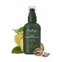 Beard care kit box from SheaMoisture with clean, masculine scent