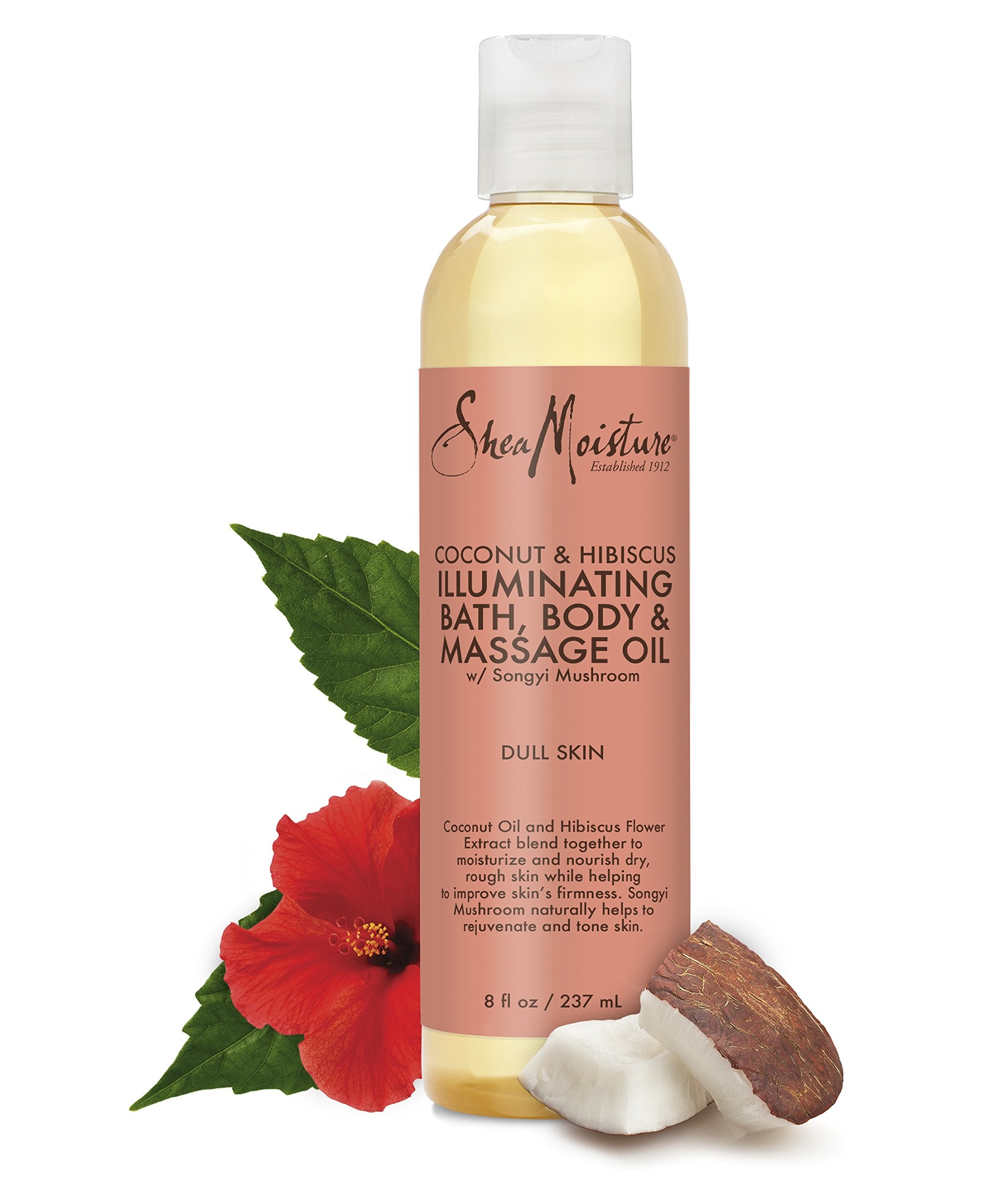 SheaMoisture Coconut & Hibiscus fragrance scent for spa-like experience.