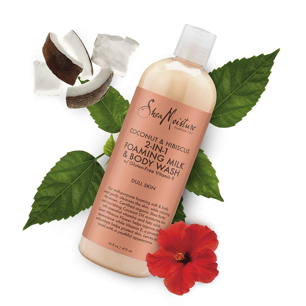 SheaMoisture Coconut & Hibiscus fragrance – lingering scent enhances shower experience