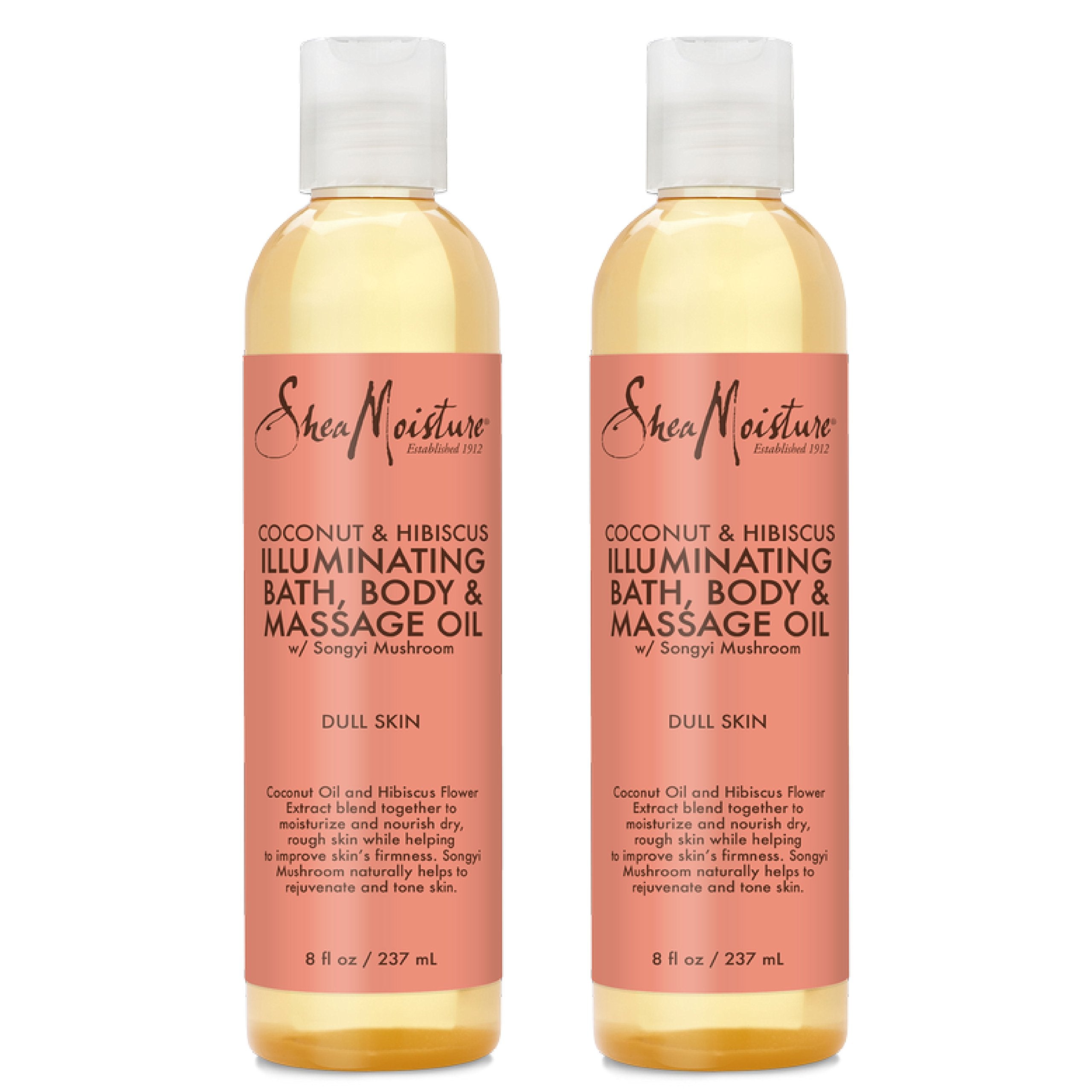 SheaMoisture Coconut & Hibiscus oil bottle delivers deep hydration.