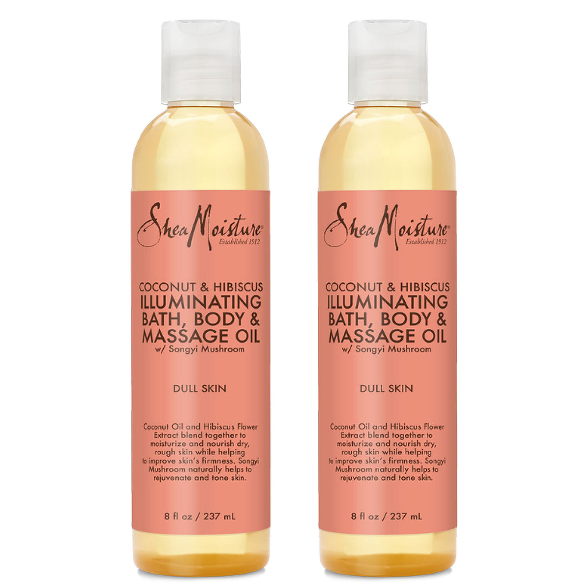 SheaMoisture Coconut & Hibiscus oil bottle delivers deep hydration.