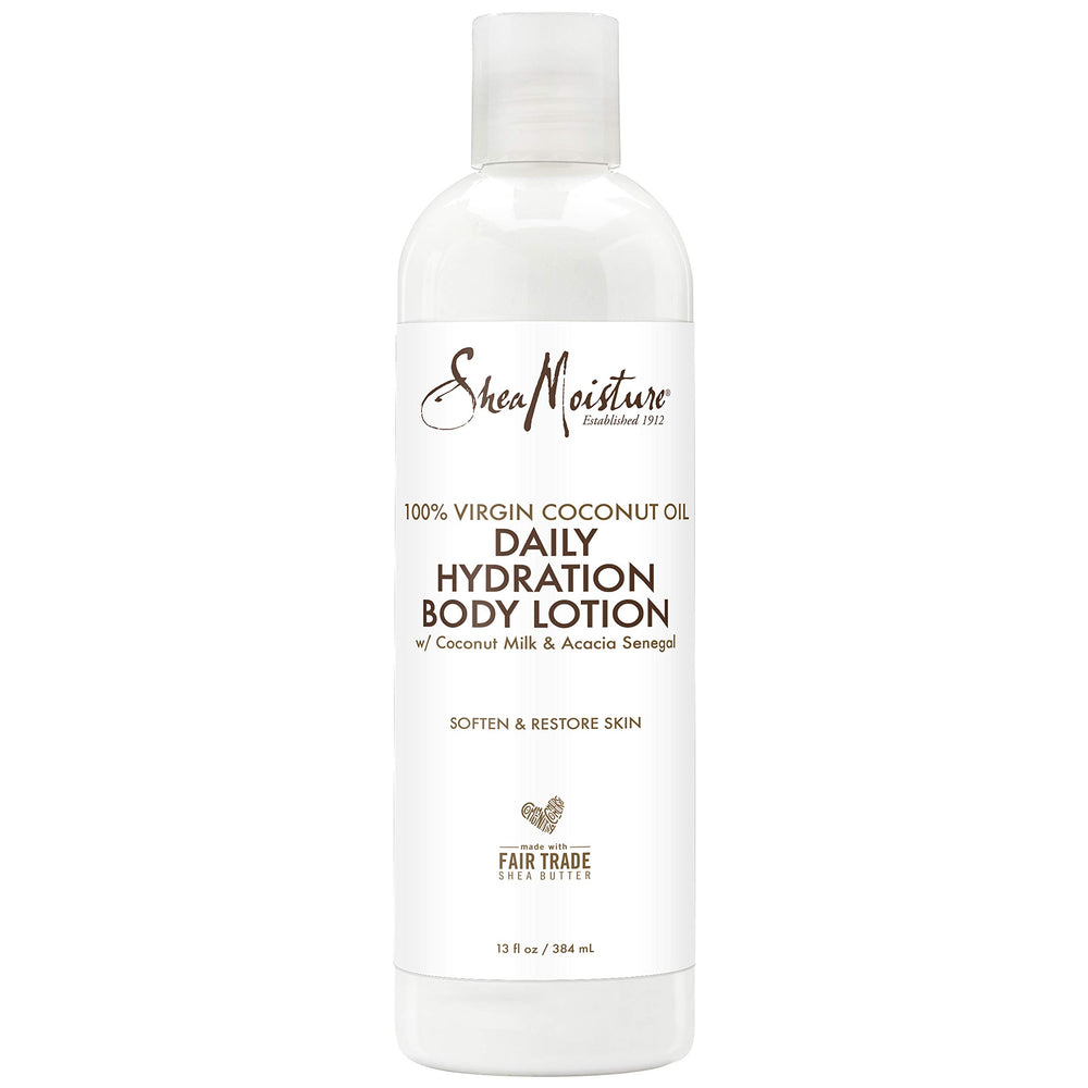 SheaMoisture coconut oil daily hydration bottle offers quick absorption for daily moisture.