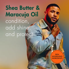 SheaMoisture conditioning beard oil drop nourishes and adds shine without heaviness.