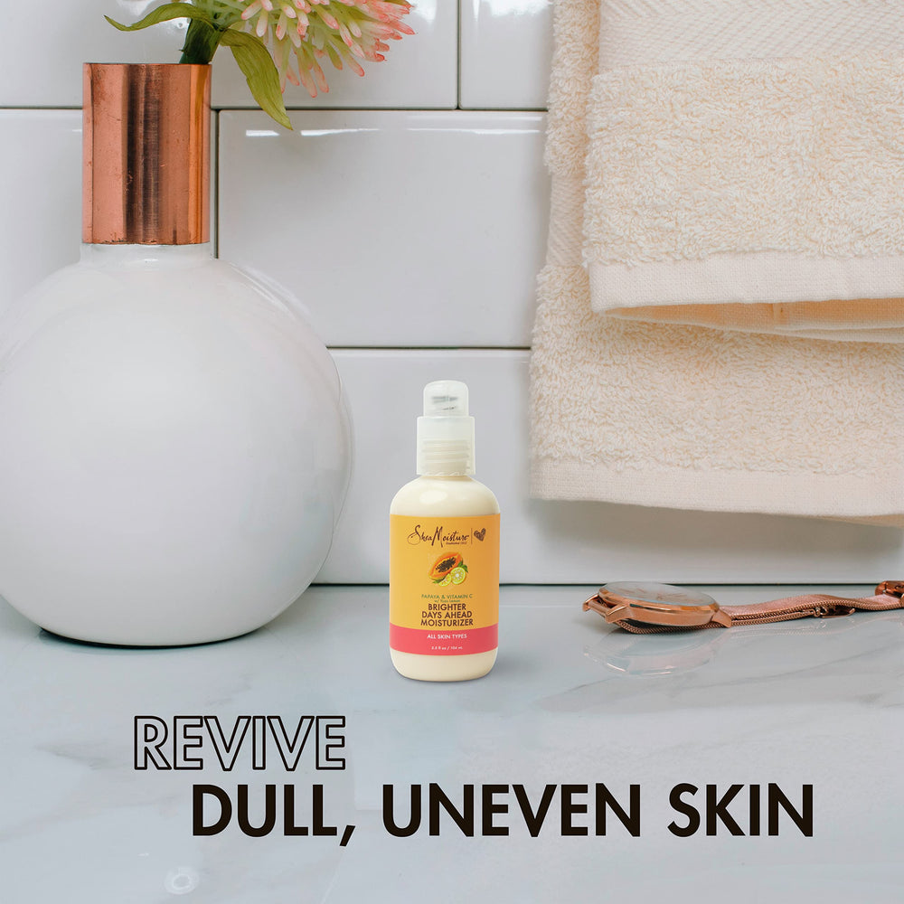 SheaMoisture cruelty-free logo on packaging for ethical skincare.