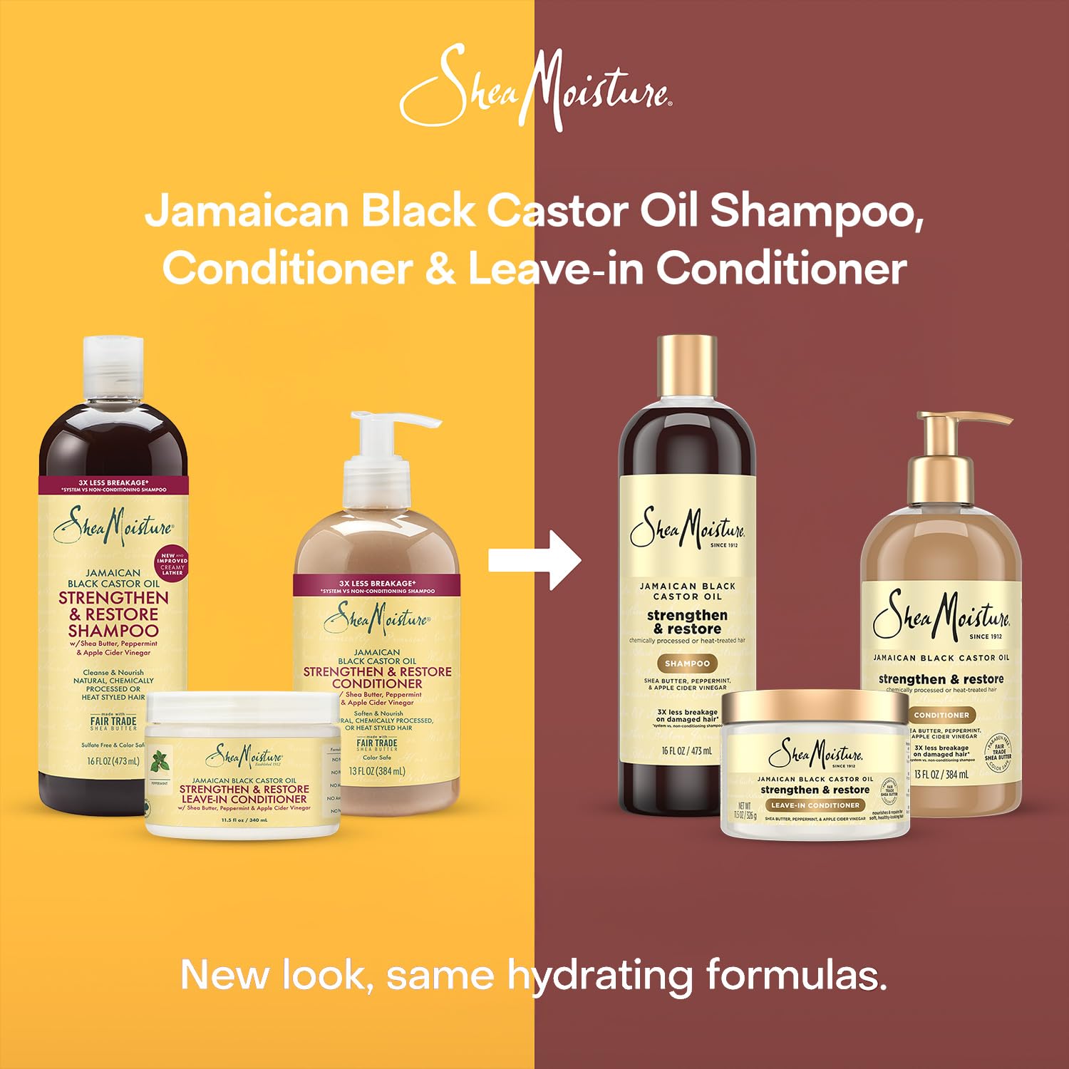 SheaMoisture Curly Bundle styling scene with glossy finished curls