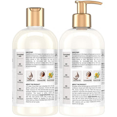 SheaMoisture Daily Hydration conditioner bottle promises detangling and smooth, moisturized hair.