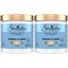 SheaMoisture Hair Mask 2-Pack packaging shows dual hydrating treatments.