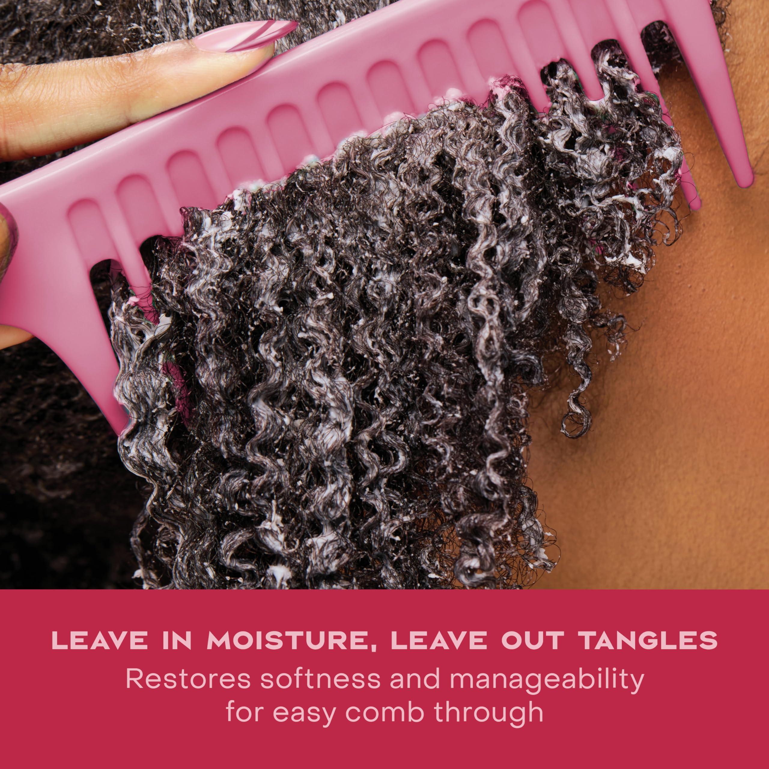 SheaMoisture label confirms paraben-, phthalate-, mineral oil-, and sulfate-free formula.